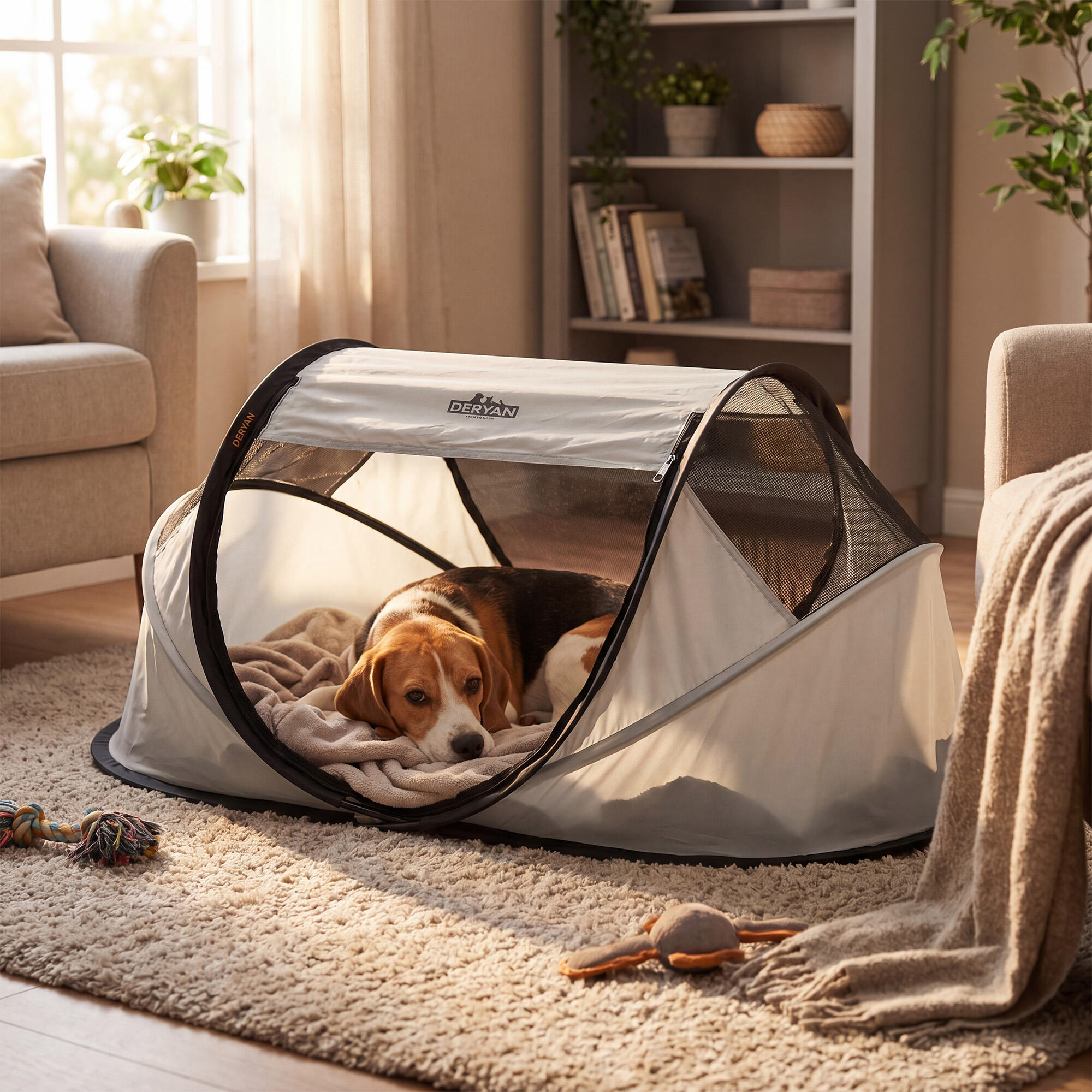 Cama de Viaje Pop-Up para Mascotas - Para Perros y Gatos - Mediana 5/8