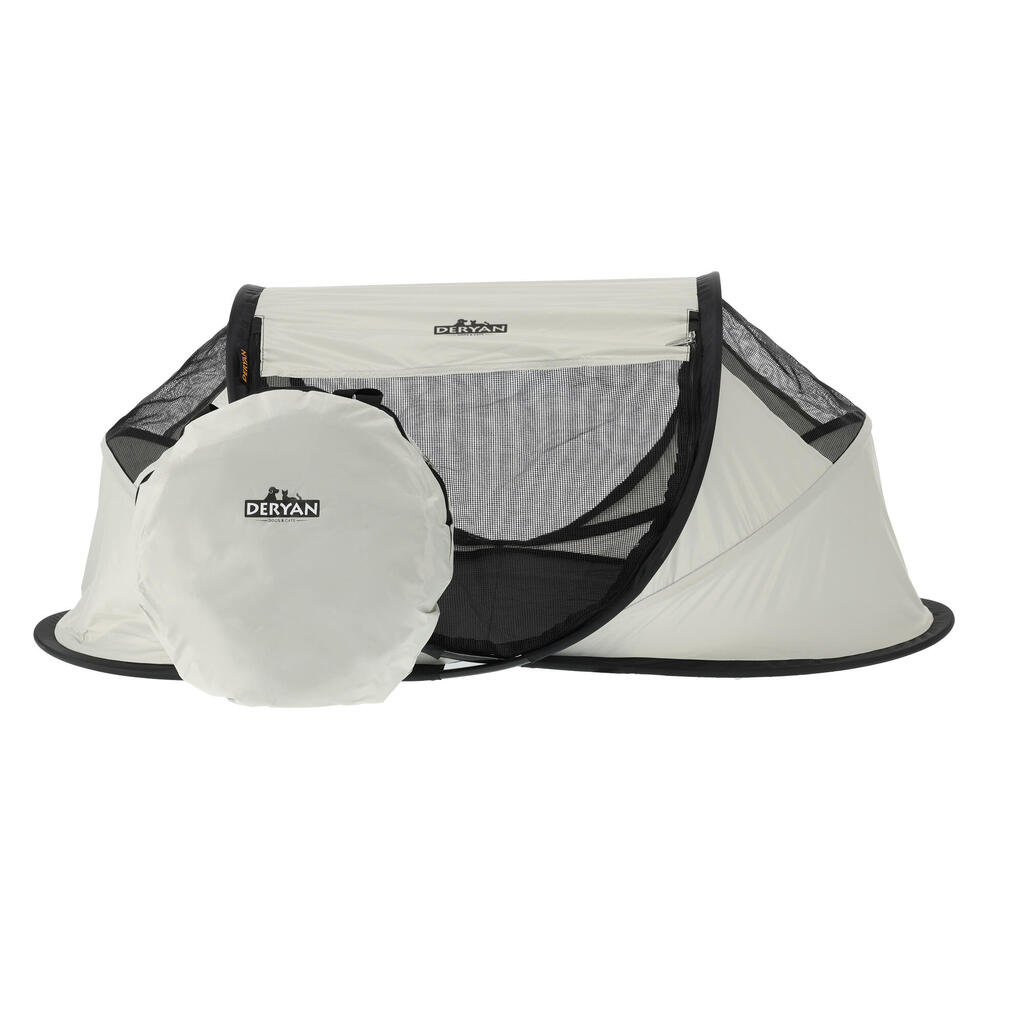 Deryan Dogs & Cats - Luxe Pop-Up Pet Travel-Cot - Hondenren - Opvouwbare Bench