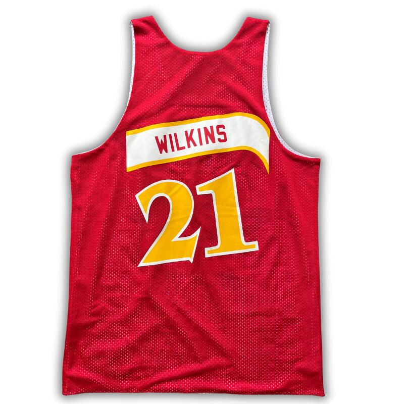 Segunda vida - Camisola NBA Atlanta Hawks 1982/1983 Away Wilkins (S) - Como novo 2/2