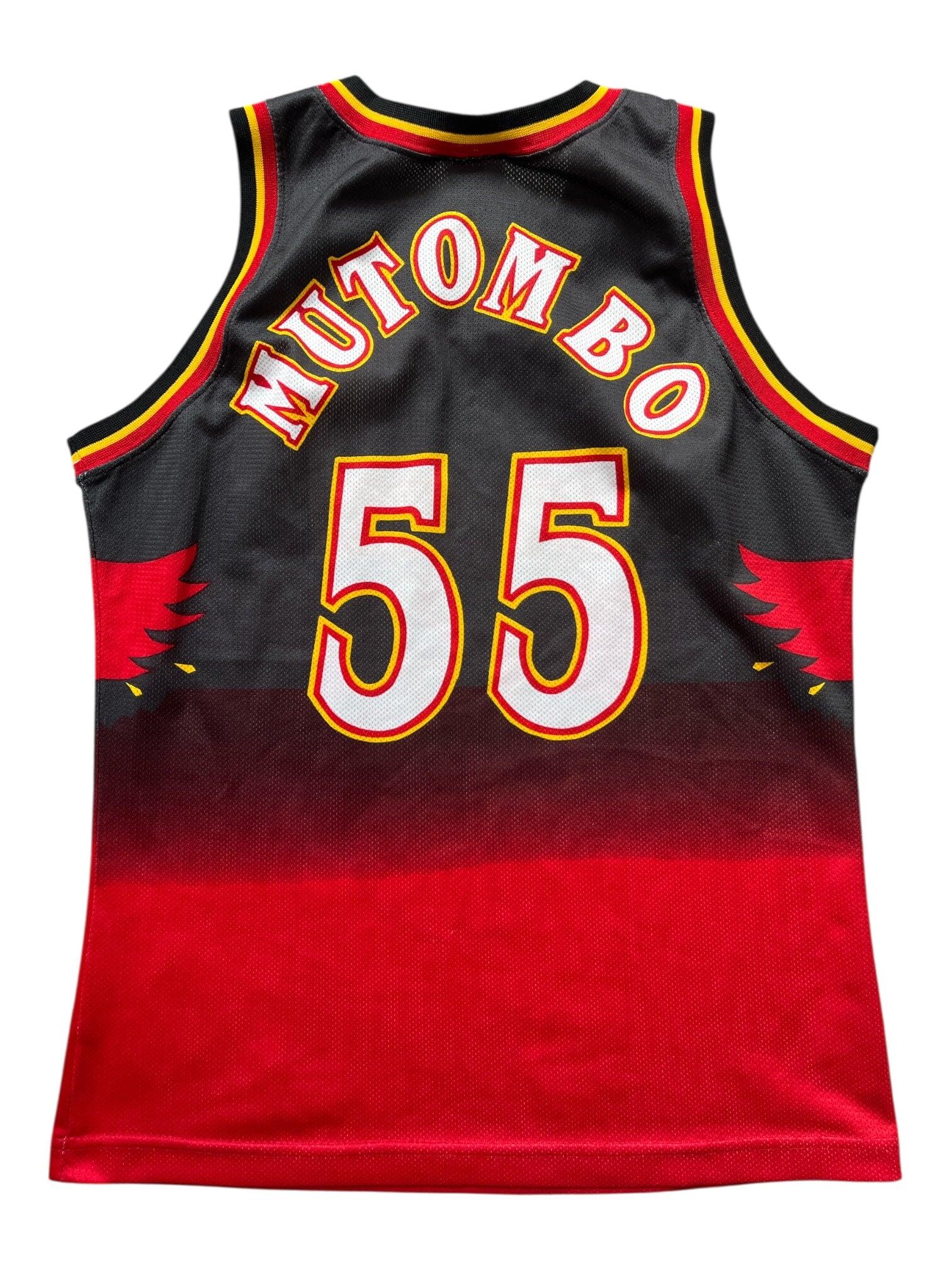 Segunda vida - Camisola NBA Atlanta Hawks 1996/1997 Away Mutombo - Como novo 2/2