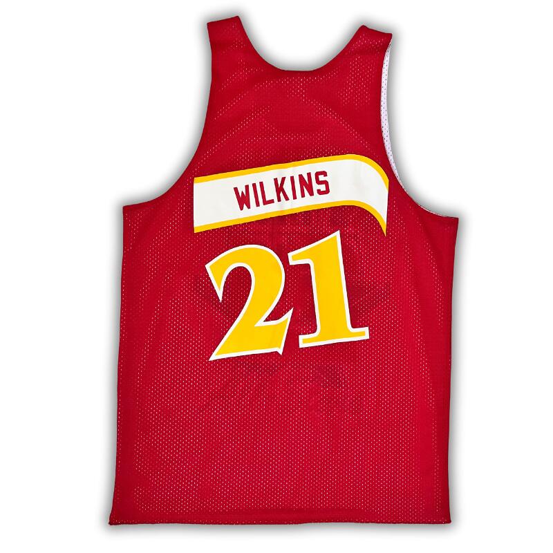 Reconditionné - Maillot NBA Atlanta Hawks 1982/1983 Away Wilkins (S) - Excellent 2/2