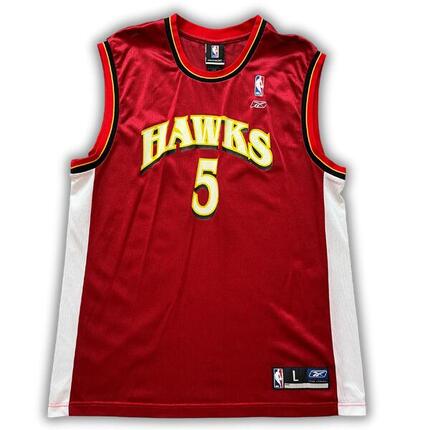 Reconditionné - Maillot NBA Atlanta Hawks 2004/2006 Away Smith - Excellent