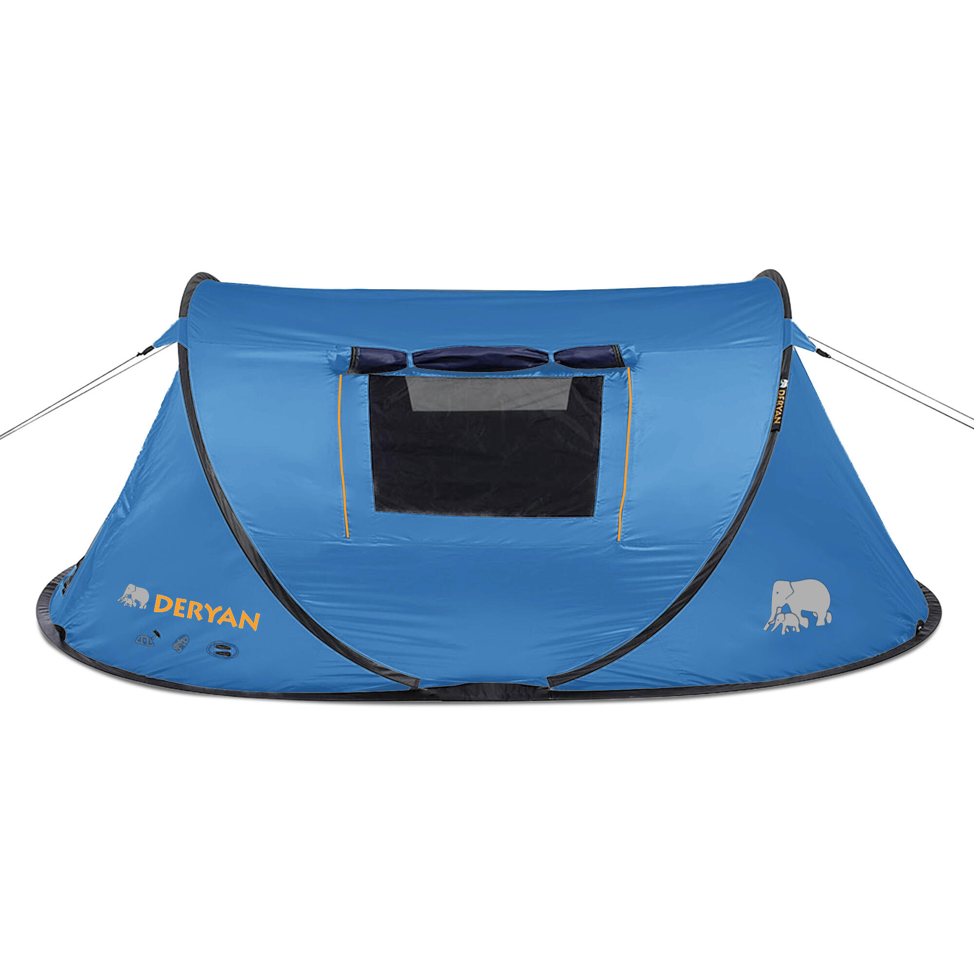 Tenda Pop-Up Dome - 2 pers. - Anti-UV 50+ - Colonna d’acqua 2000 MM - Blu scuro 2/7