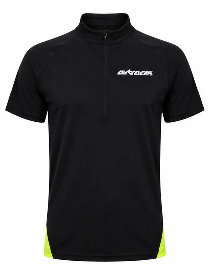 Herren Funktions Laufshirt Air-Tech Schwarz