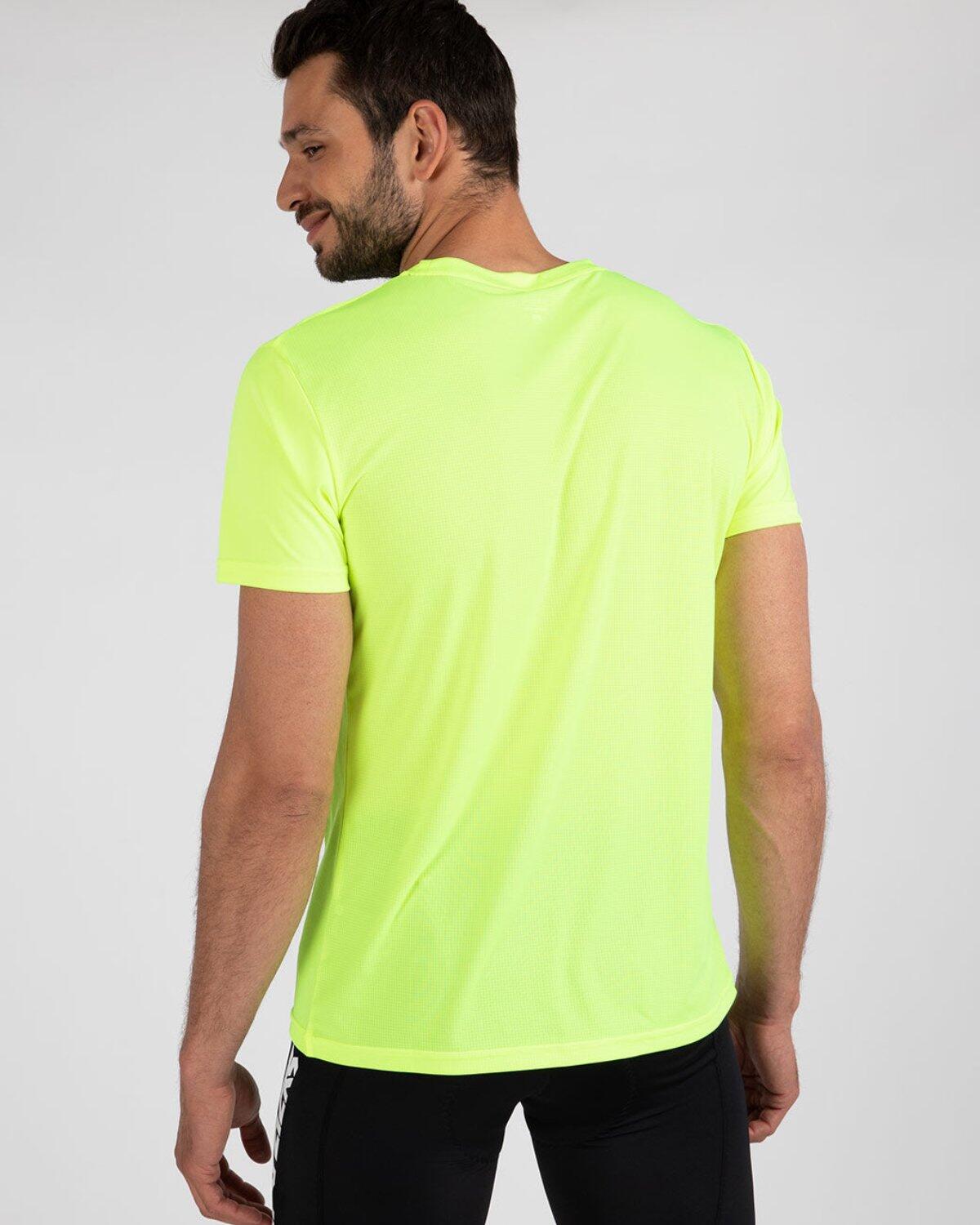 Herren Funktions Laufshirt Kurzarm Comfort Line Neon 2/4