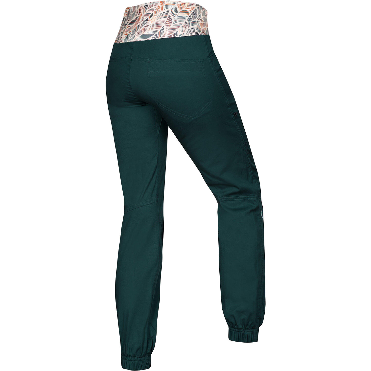 Pantalon d’escalade femme Ocún Sansa – coton extensible, ceinture élastique 2/7