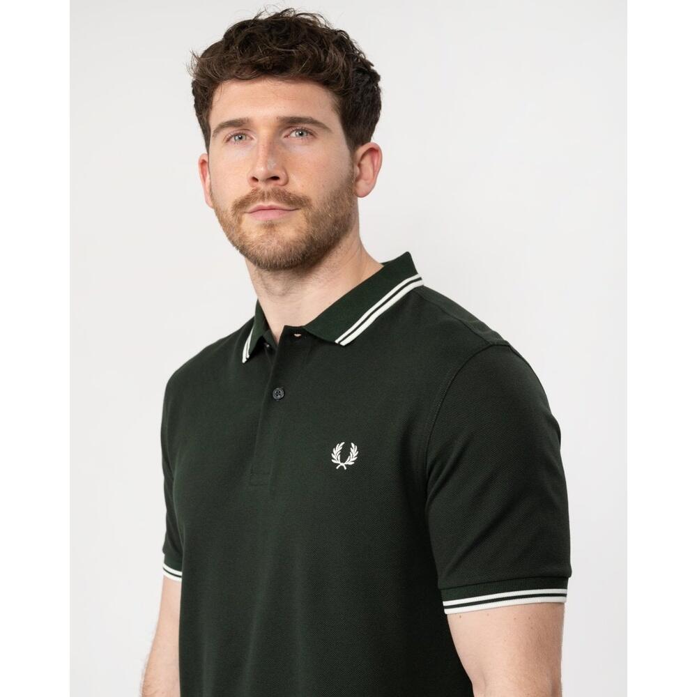 Korte mouw poloshirt Fred perry model M3600T50 voor unisex 3/4