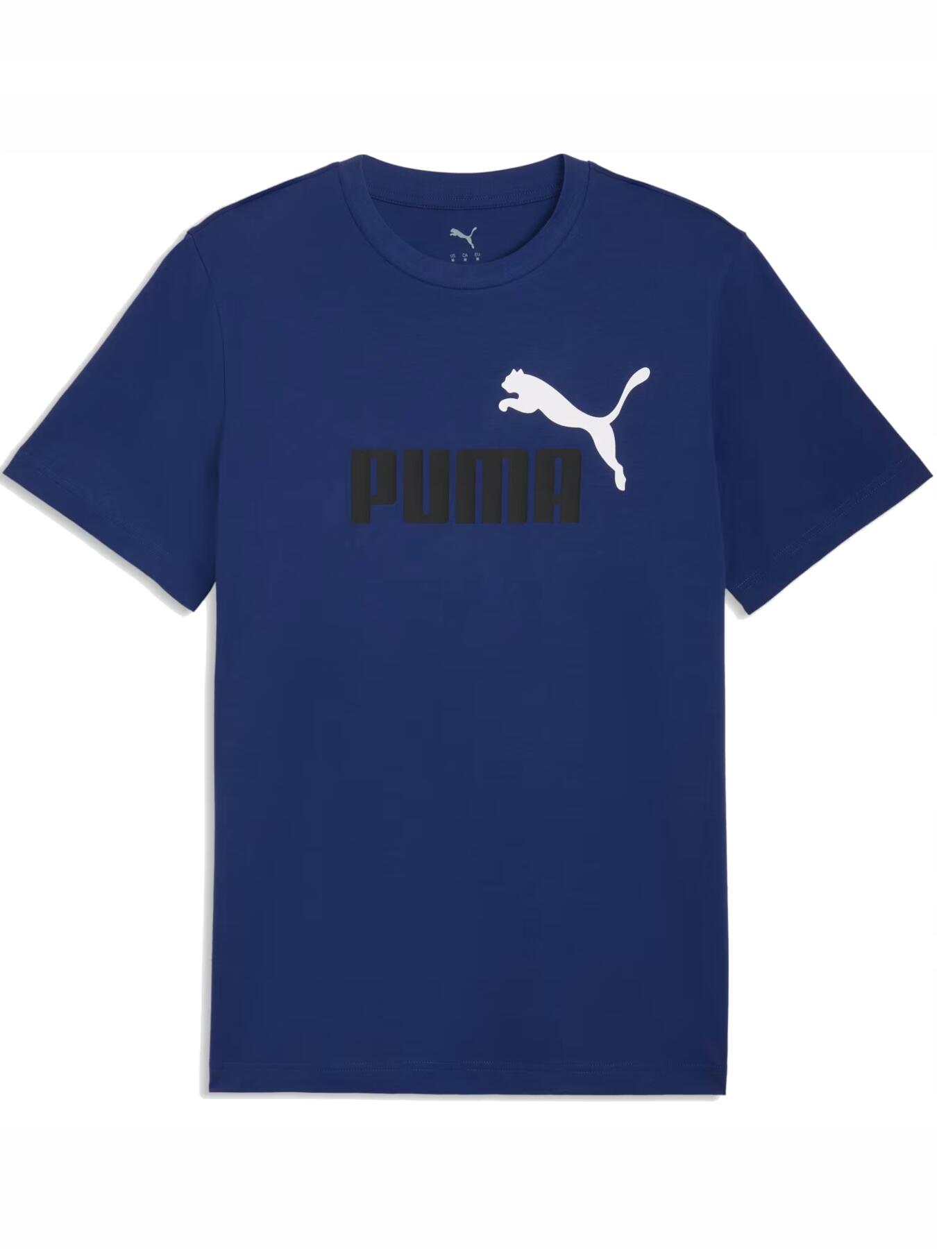 Koszulka na co dzień Męska Puma Ess 2 T-Shirt Logo Bawełna 3/4