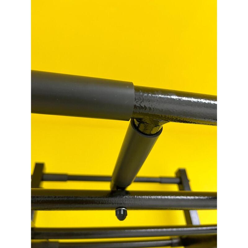 Adulți Fitness Spalier Gimnastică Bare Tracțiuni Trick Negru Elite Metal
