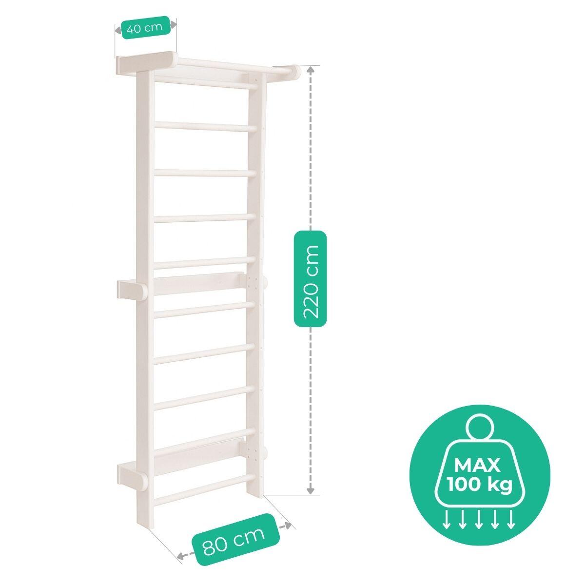Scala da ginnastica Cherry White - bianco 6/7