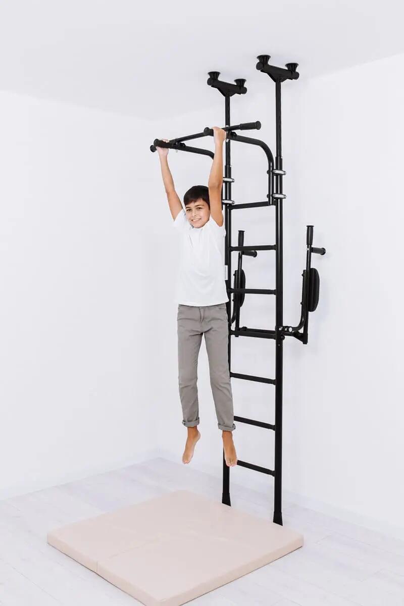Výsuvný gymnastický žebřík Teenager Plus - elitní černý 6/7