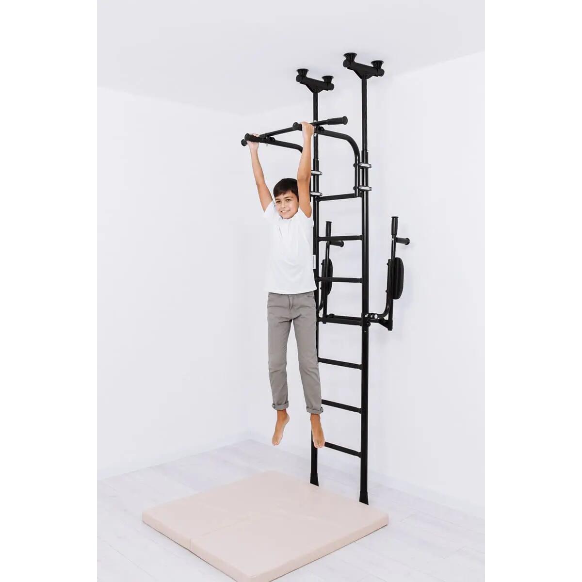 Teenager Plus extensie scara de gimnastică - elite negru