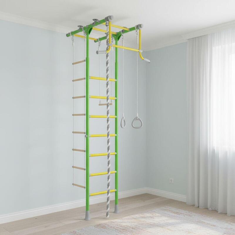 Copii Fitness Spalier Gimnastică Scară Suedeză Kometa 1 Verde Deschis