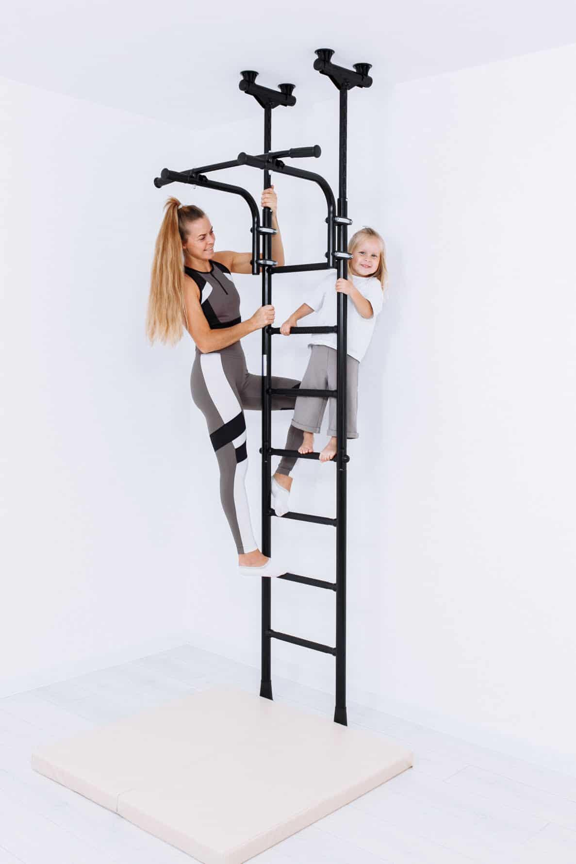 drabinka gimnastyczna Wallbarz Athlet 1D czarna elite 6/7