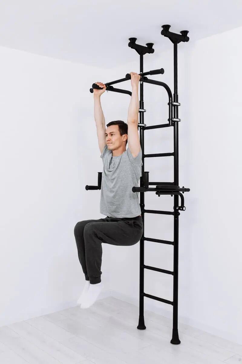 Výsuvný gymnastický žebřík Teenager Plus - elitní černý 7/7