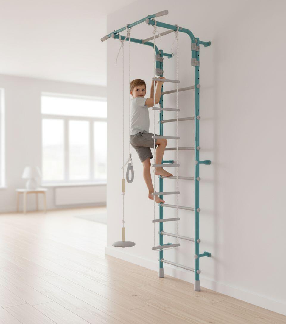 Echelle de gymnastique Gamma Pastel 2 - turquoise 6/7