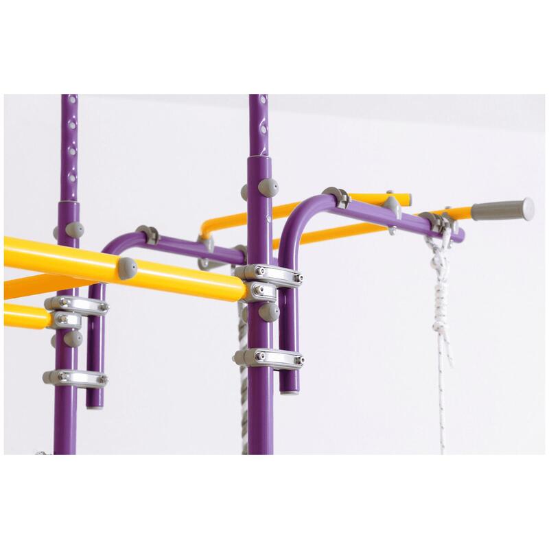 Copii Fitness Spalier Gimnastică Scară Suedeză Pegas Violet Metal Set