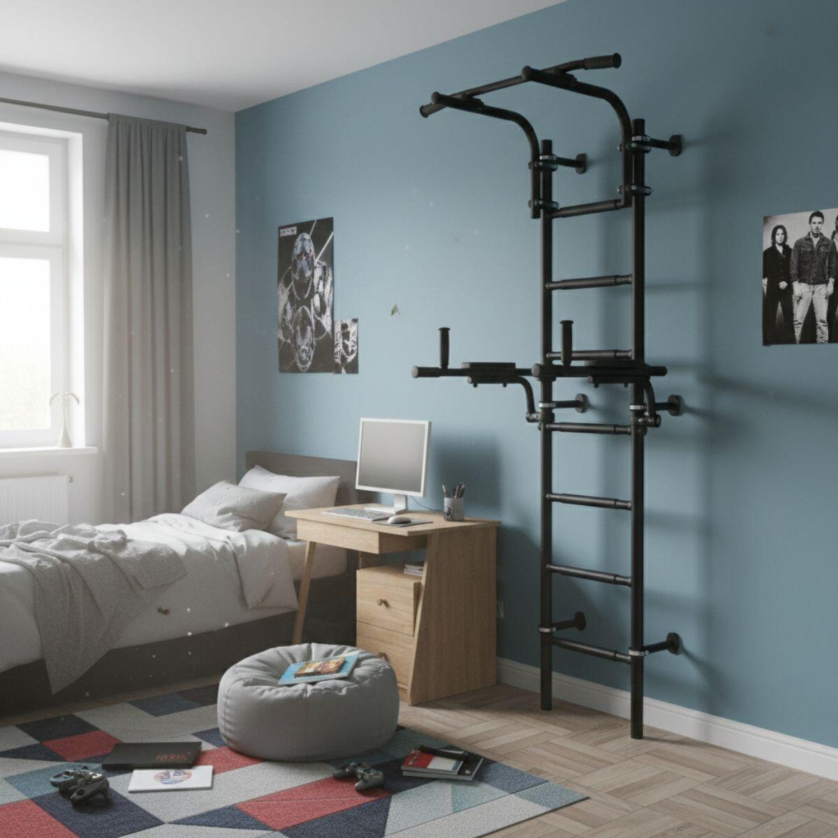 Echelle de gymnastique murale Teenager Plus - elite black 5/7