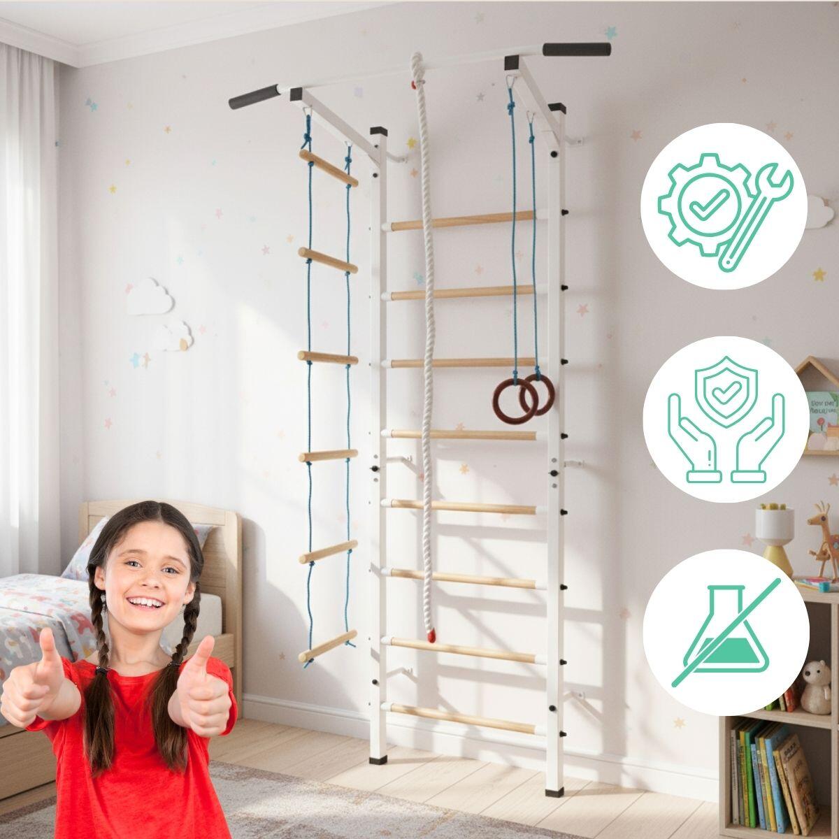 Sport Child Plus échelle de gymnastique blanche 4/7