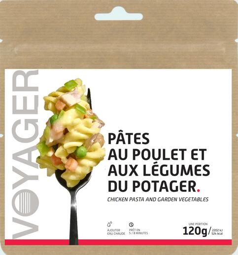 Piatto liofilizzato Pasta con Pollo e Verdure 125g 2/2