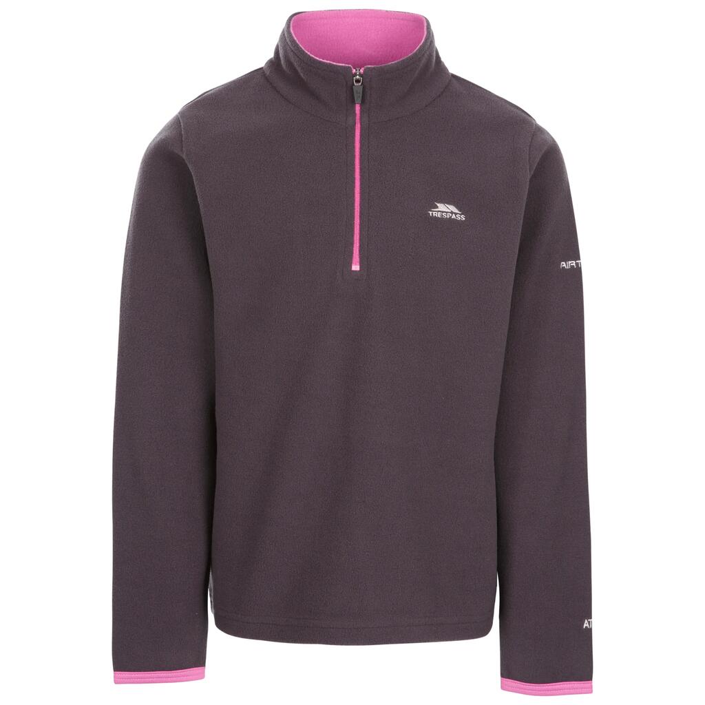 Girls Casual Pullover Soft Touch Microfleece 1/2 Zip Fleece Top - Sybil