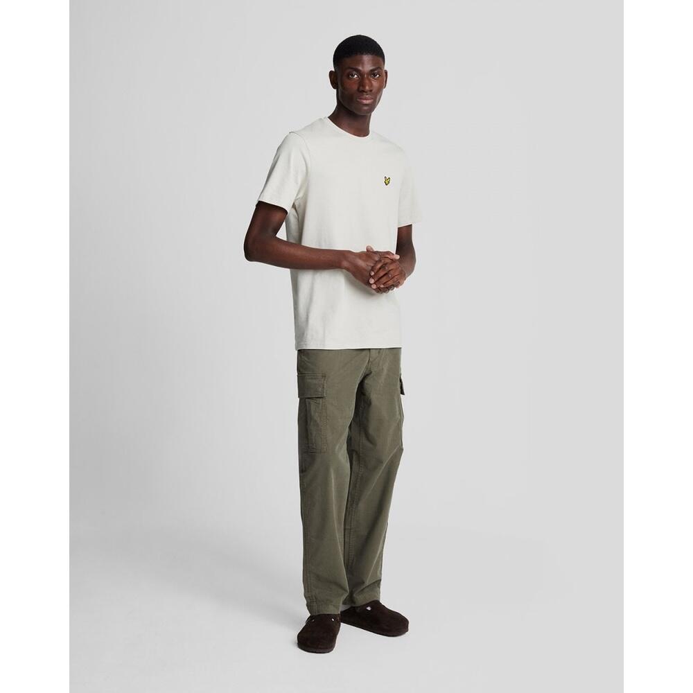 Lyle and Scott men t-shirt regular fit 100% cotton beige