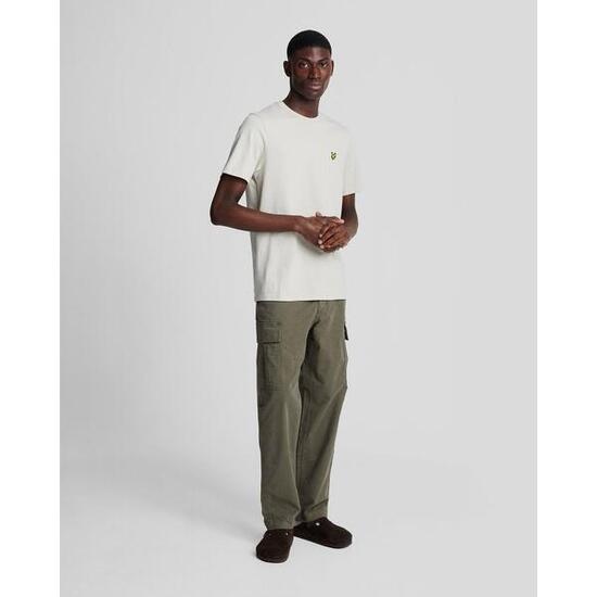 T-shirt uomo regular a tinta unita con logo