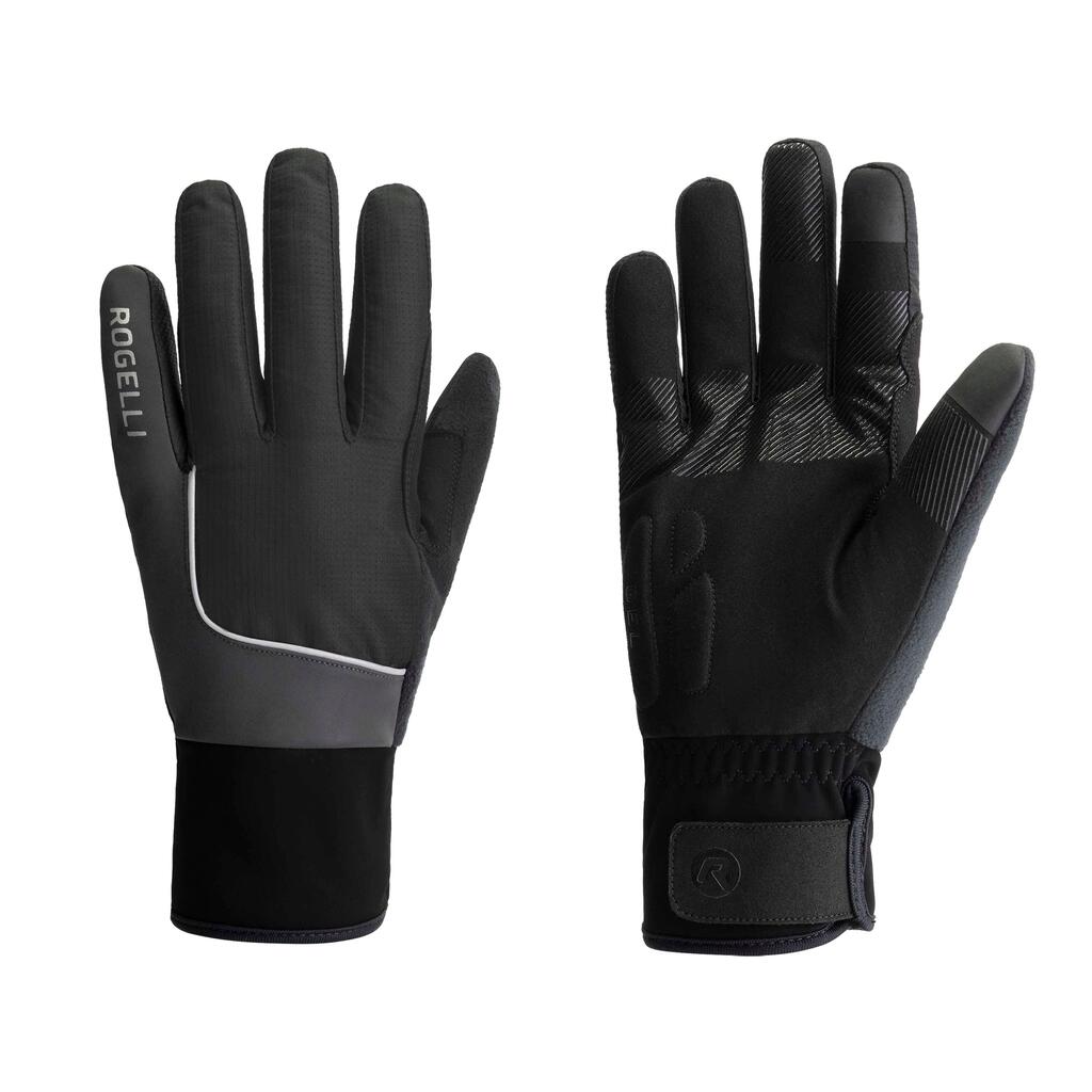 Winter Cycling Gloves Men - Padding - Essential HI VIS