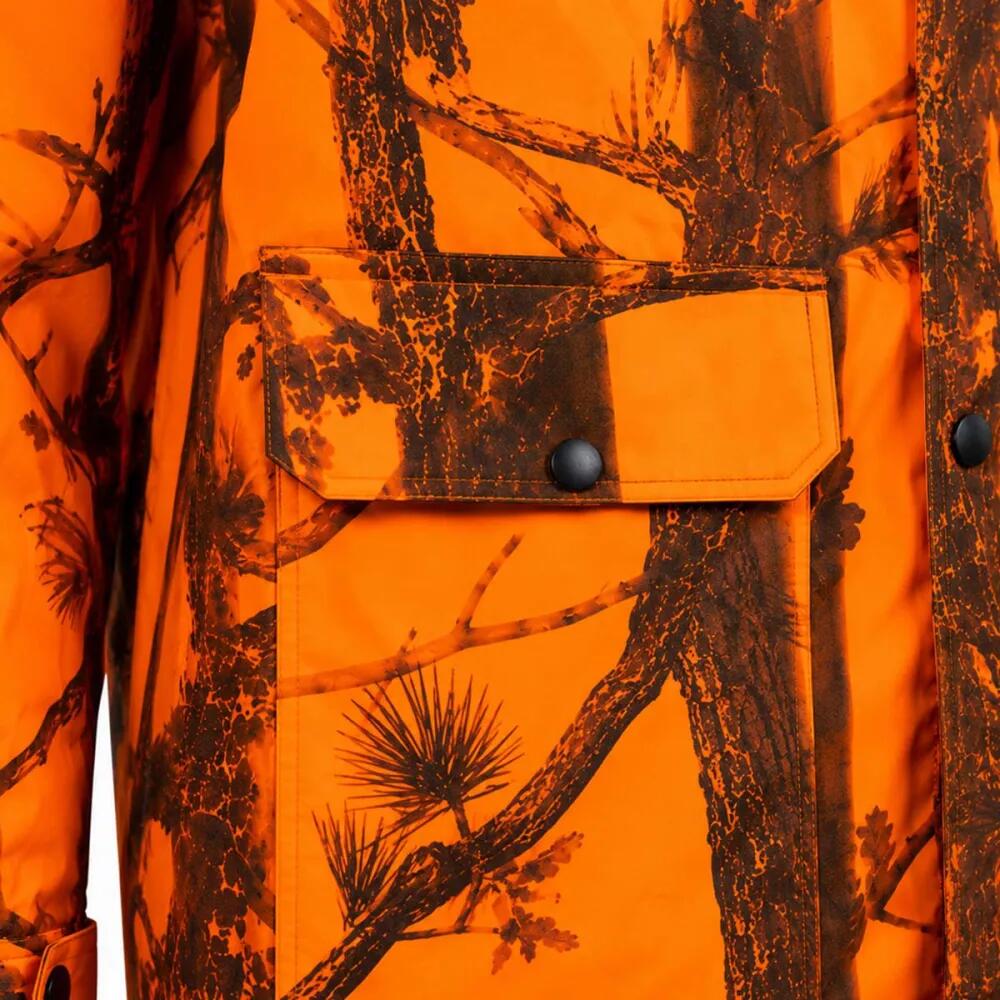 Manteau imperméable long polyuréthane orange camo blaze M à 4XL 4/5