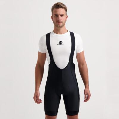 Pantaloncini con bretelle MTB da uomo