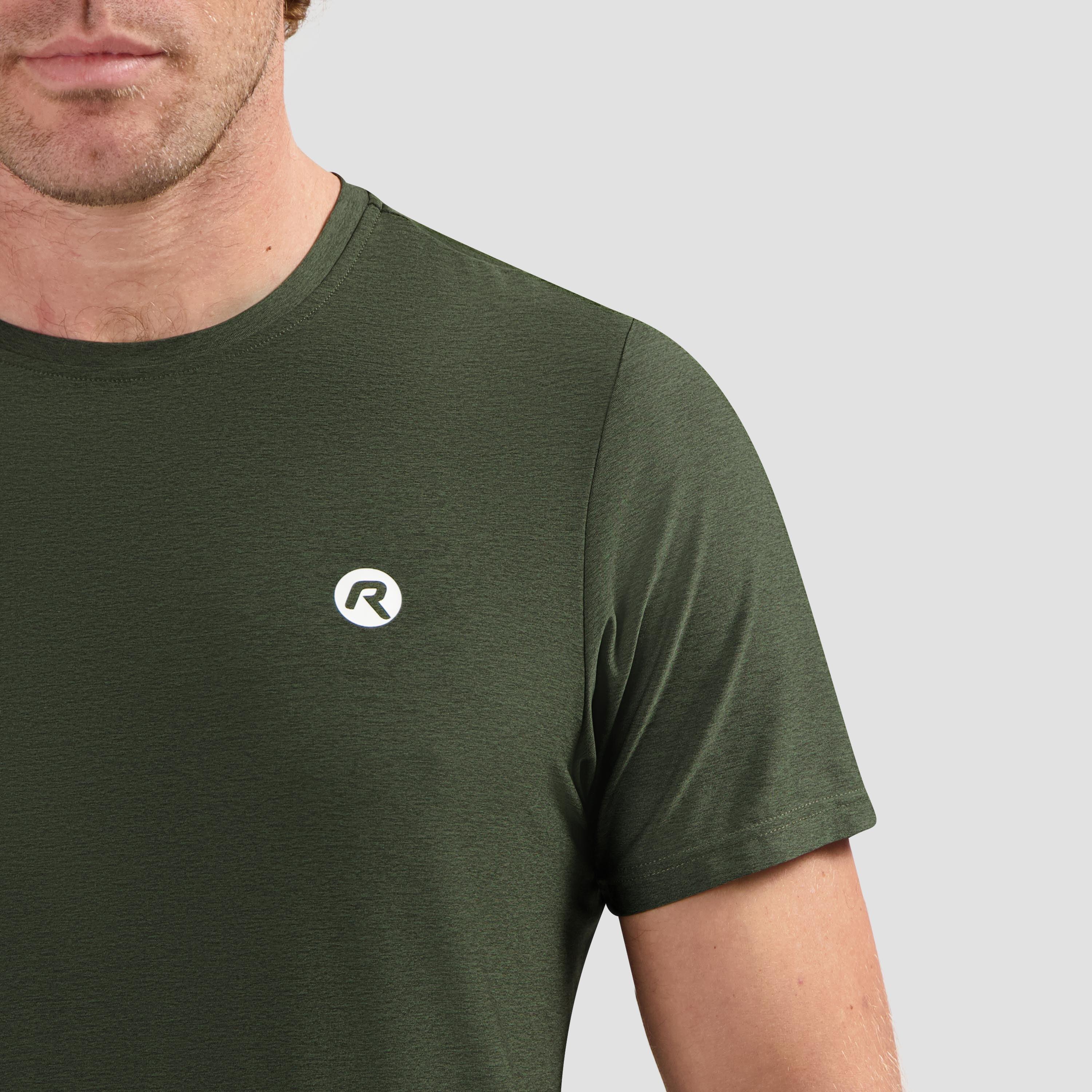 Hardloopshirt Ademend Sportshirt Korte Mouwen Heren Essential 5/6