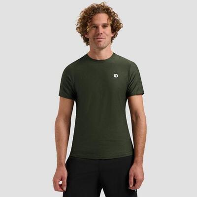 Hardloopshirt ademend sportshirt korte mouwen heren essential