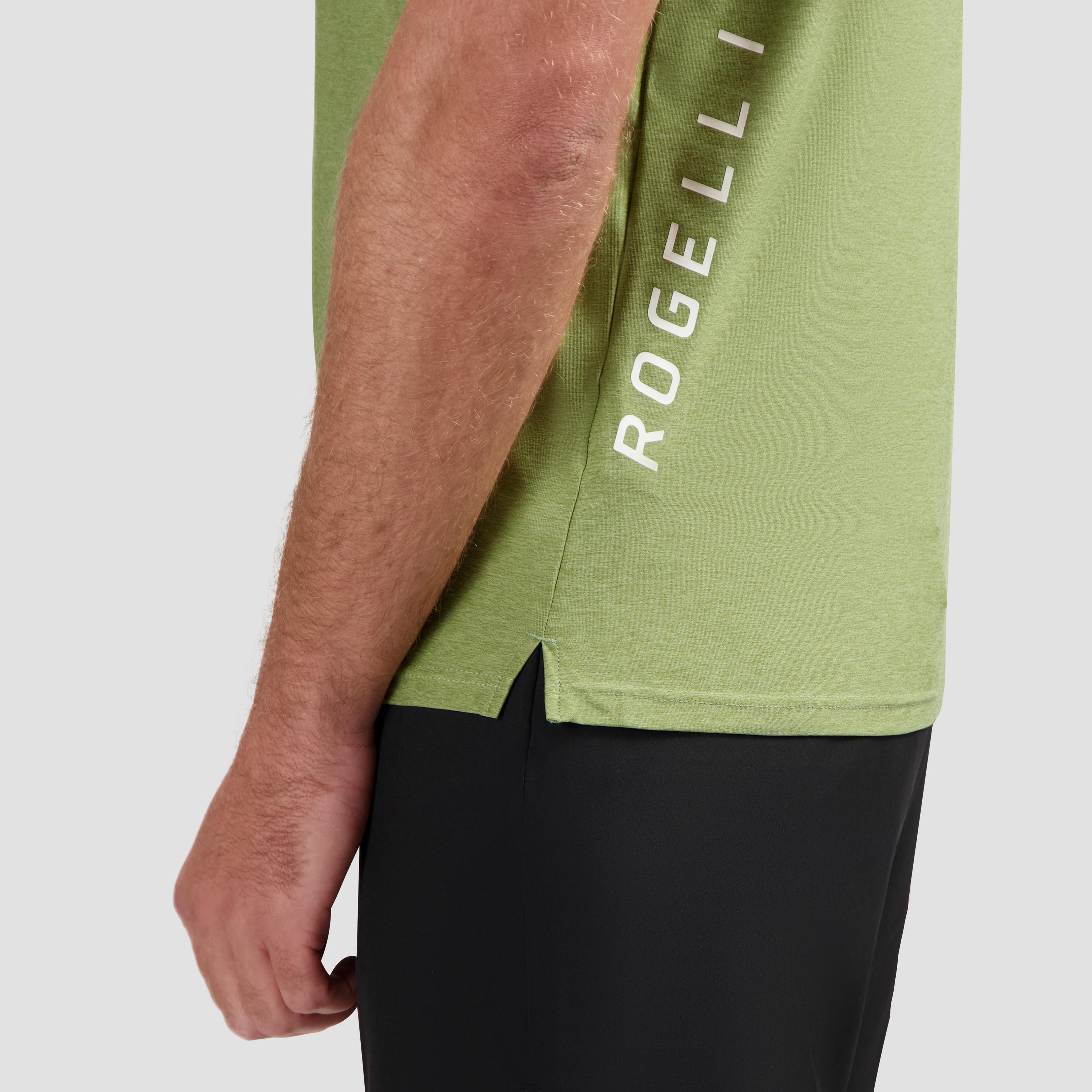 Hardloopshirt Ademend Sportshirt Korte Mouwen Heren Essential 6/7