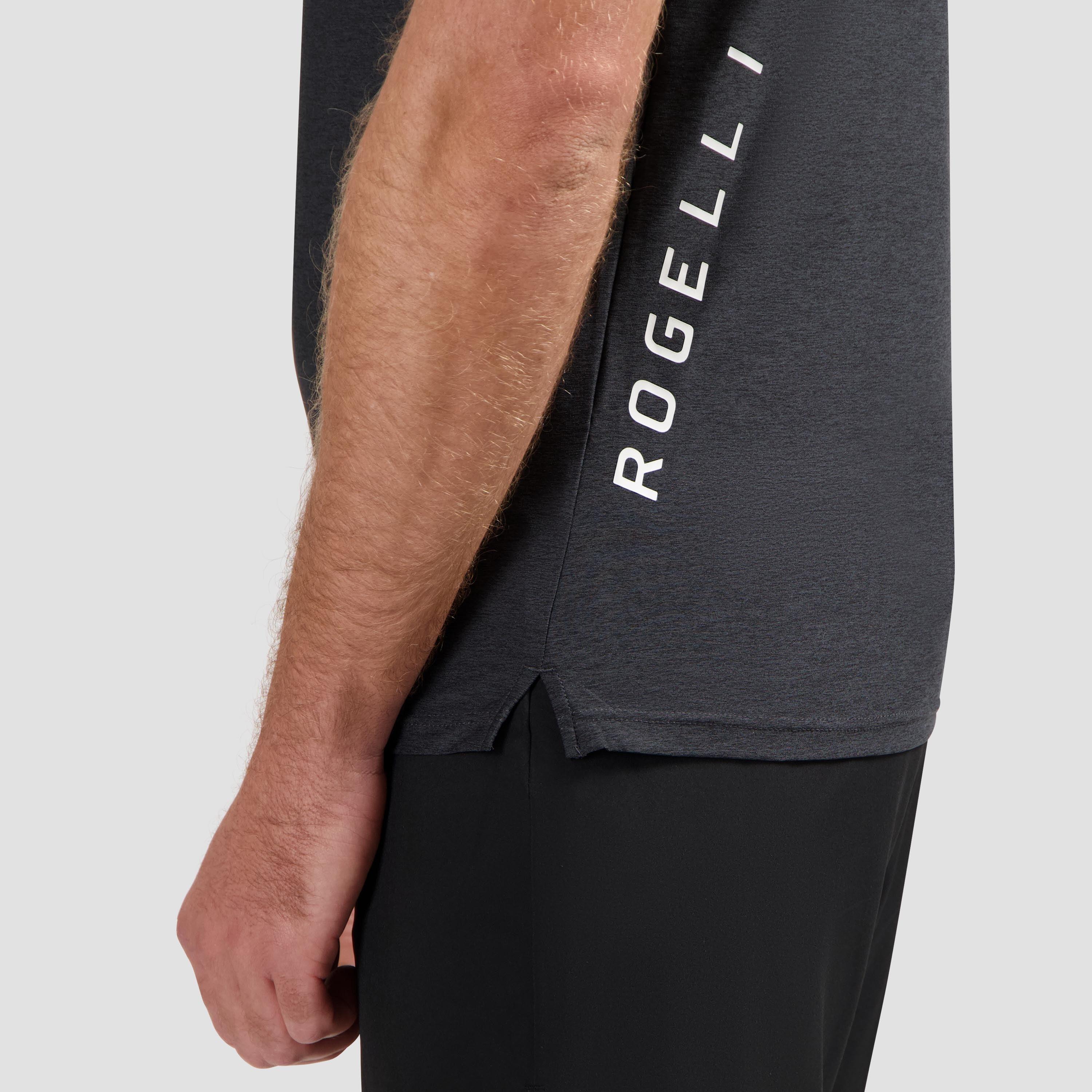 Hardloopshirt Ademend Sportshirt Korte Mouwen Heren Essential 6/7