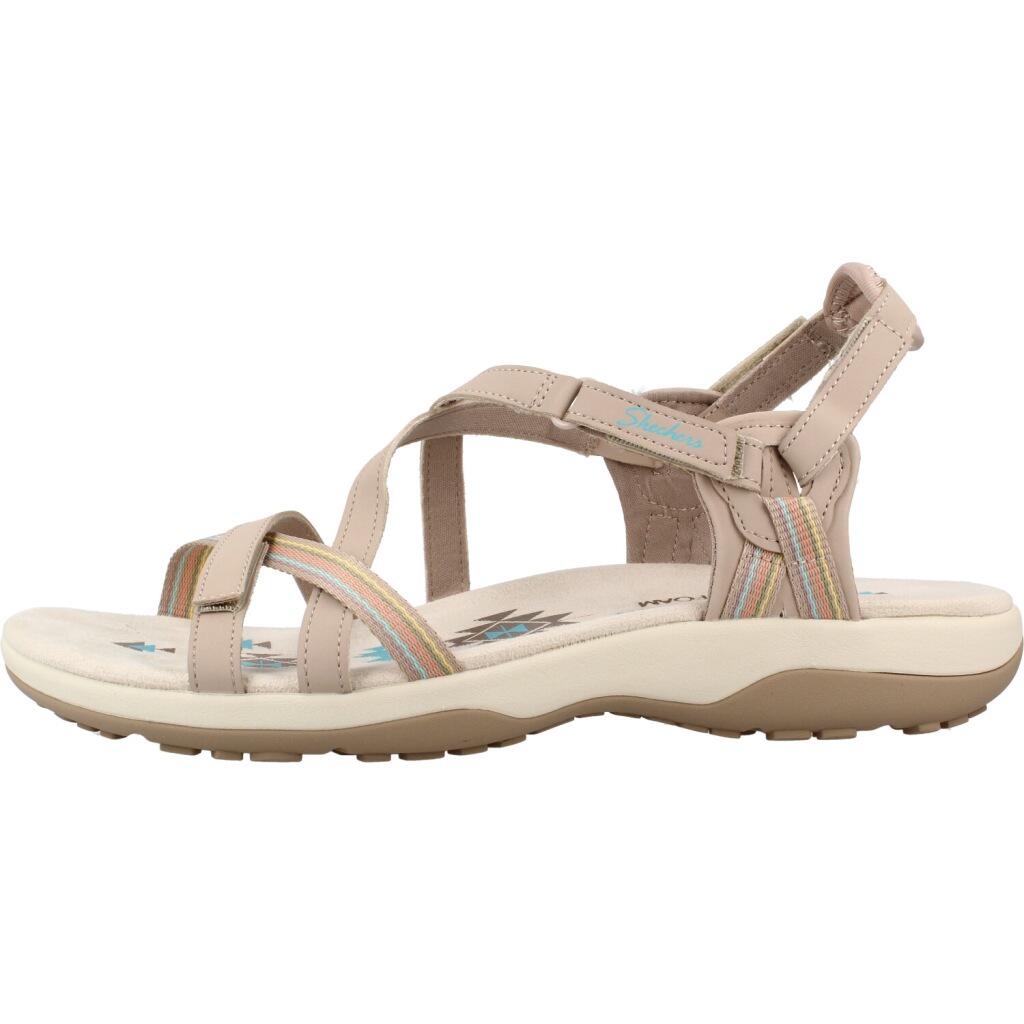 Sandały SKECHERS REGGAE SLIM SUN ARRAY Beżowy 2/6