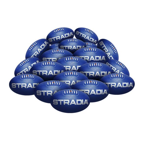 STRADIA x PCFA “CHAMPION” Soft Foam AFL Ball – Size 5 – Pack of 20
