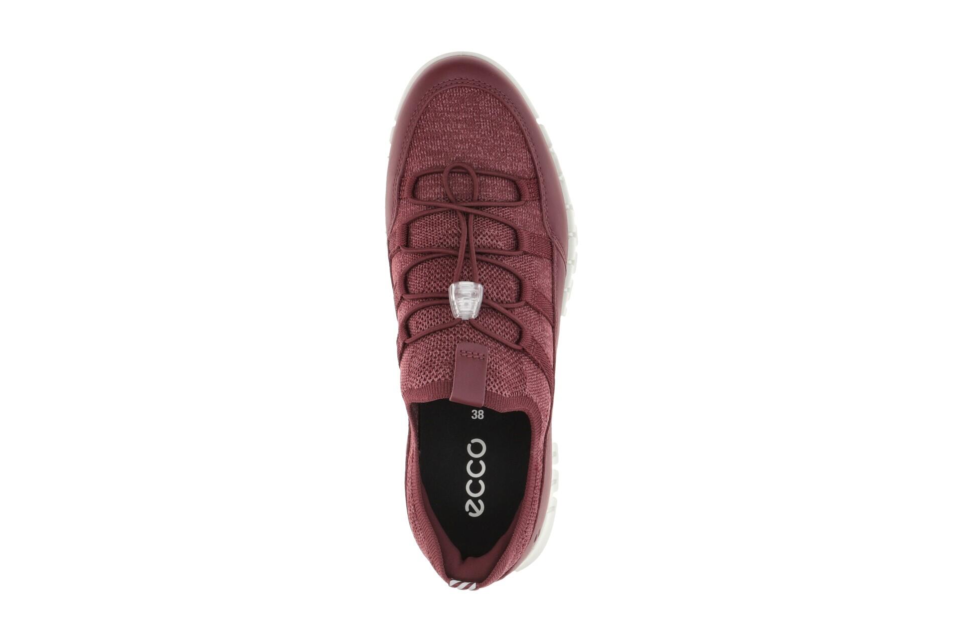 Ecco Gruuv Lite Schuhe rot ruby Easy Slip Gummizug 246303 6/7