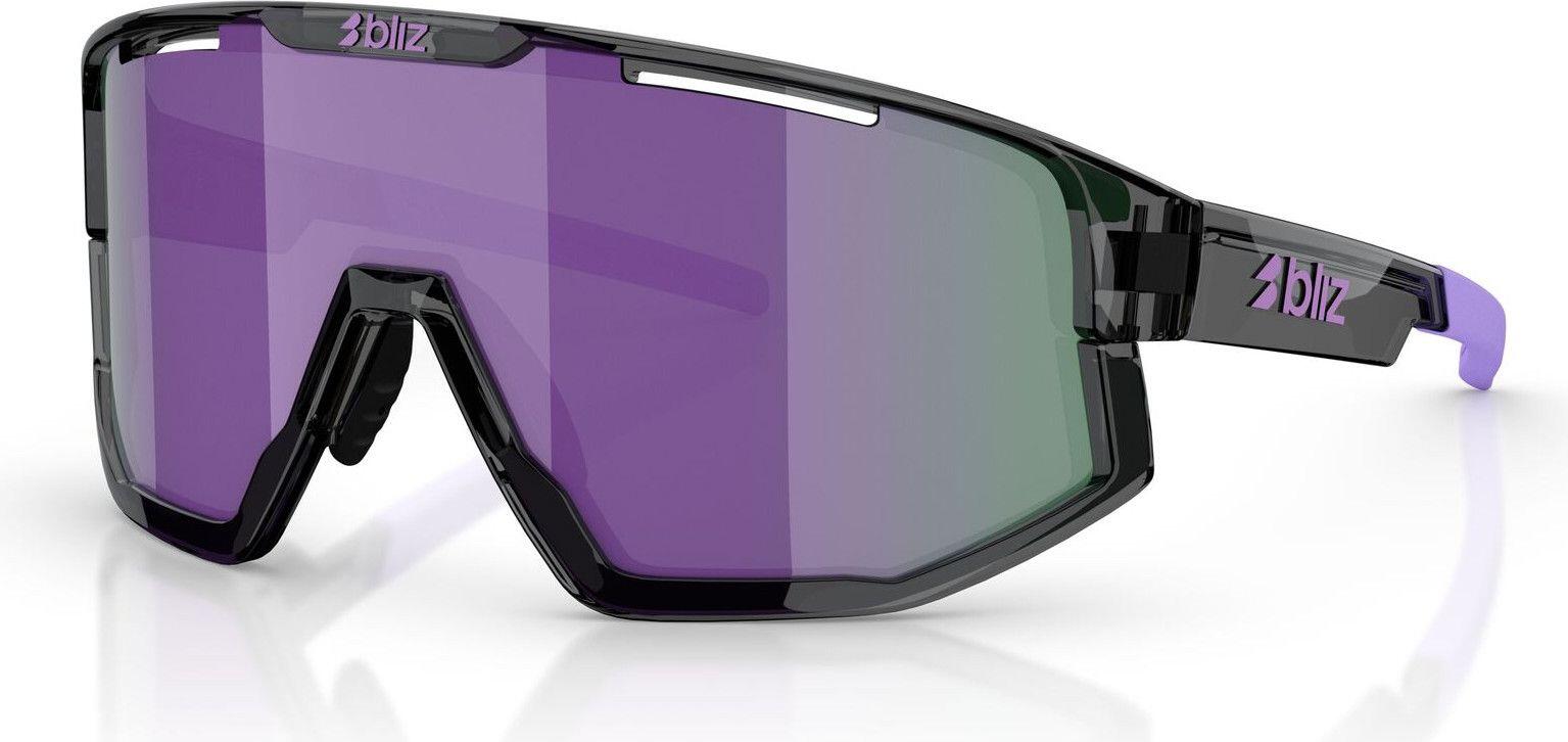 Occhiali da sole unisex Bliz Fusion Small Crystal Black/Purple 1/6