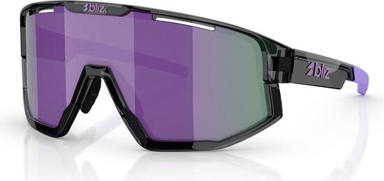 Gafas de sol unisex Bliz Fusion Small Crystal Negro/Morado