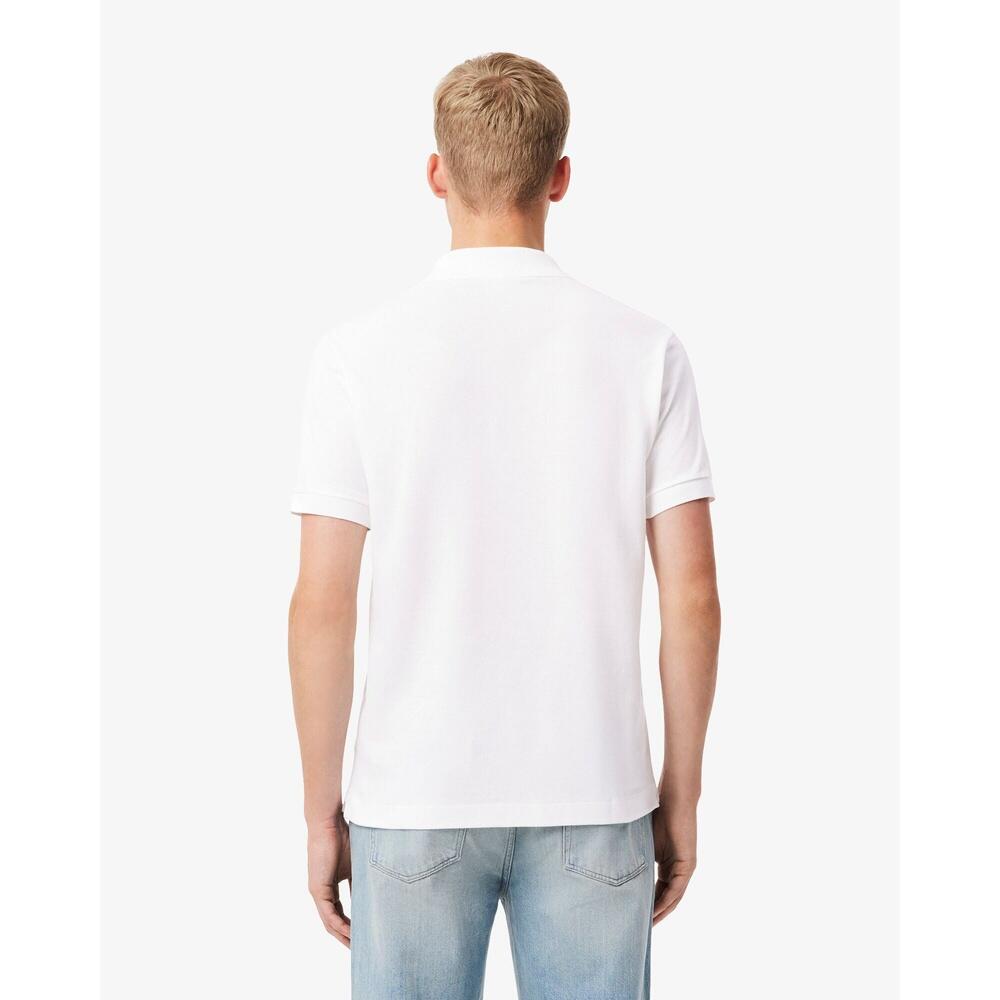 Lacoste Model L1212 Short Sleeved Ribbed Collar S Kleur Wit 2/7
