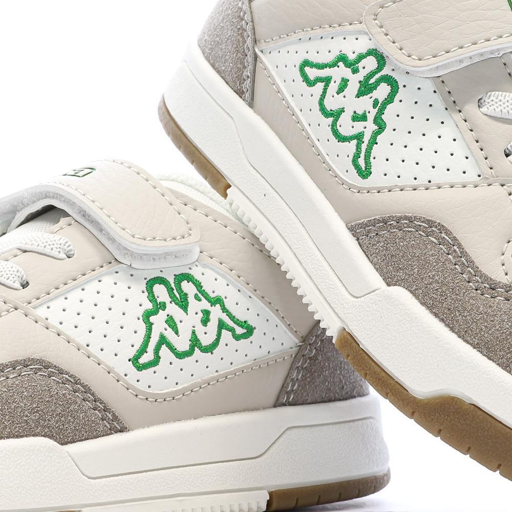 Baskets enfant Manis Ev blanc, beige, vert 7/7