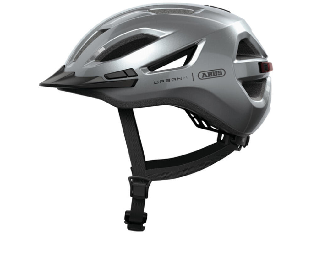 Kask rekreacyjny „Urban-I 4.0”, grafitowo-srebrny