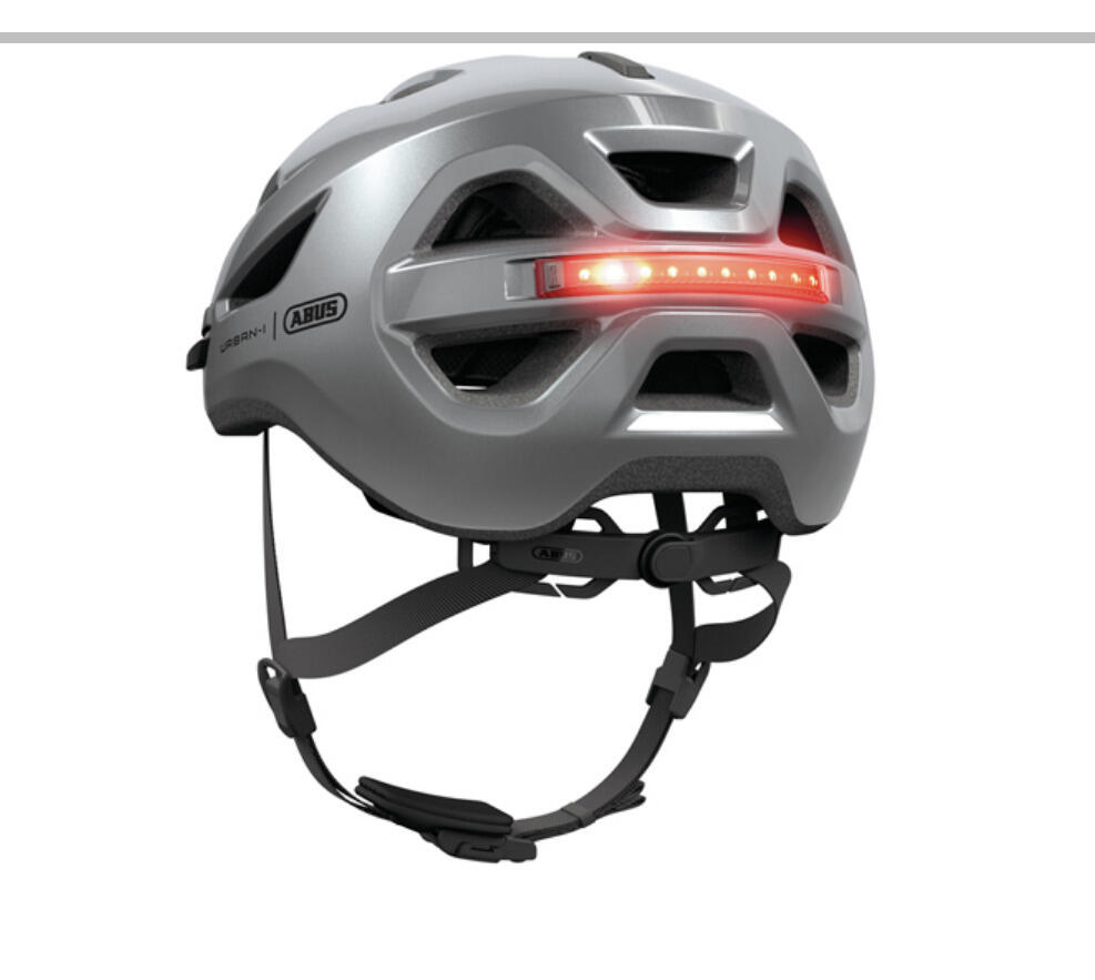Kask rekreacyjny „Urban-I 4.0”, grafitowo-srebrny 2/6