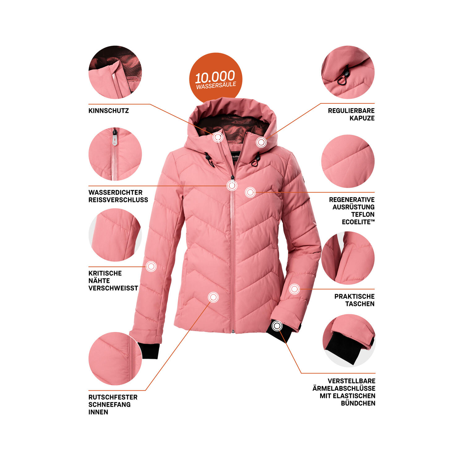 Giacca trapuntata da donna Killtec KSW 31 5/7