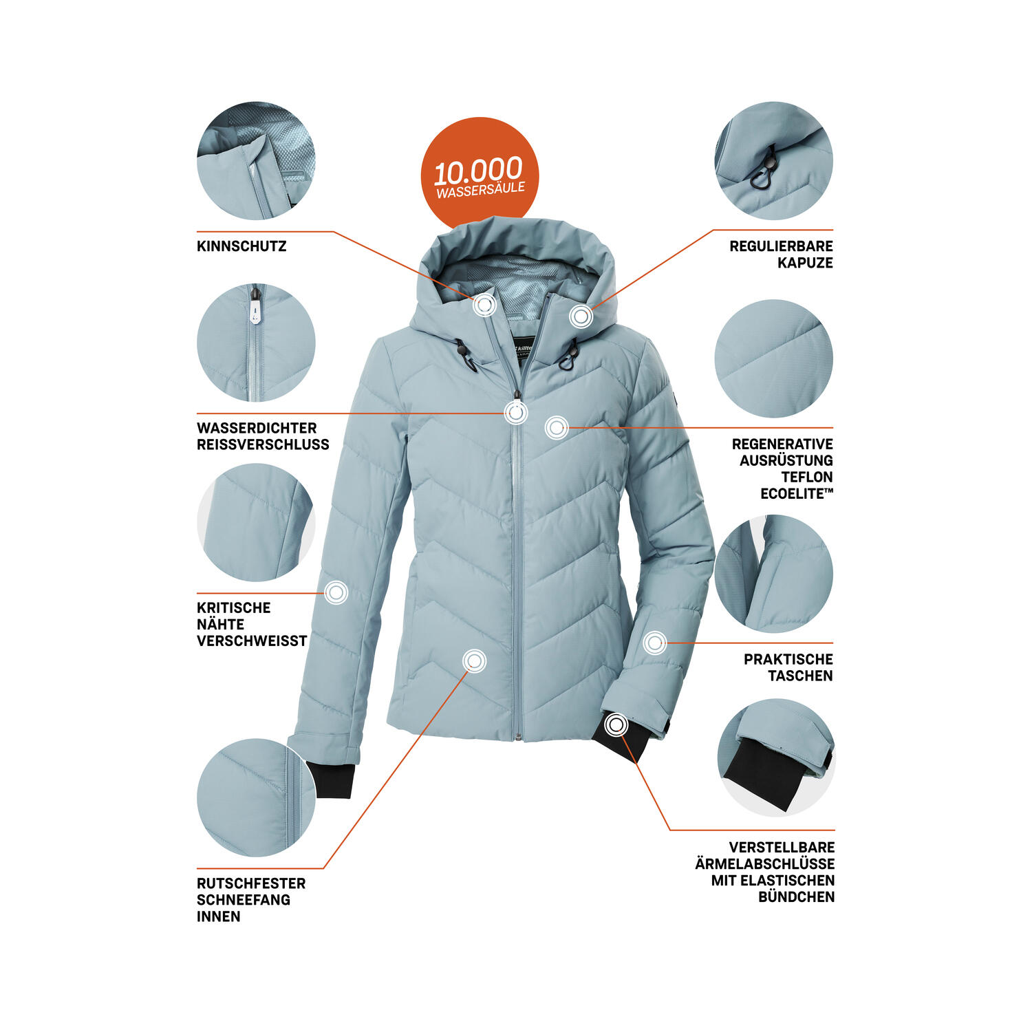 Chaqueta acolchada Killtec KSW 31 5/6