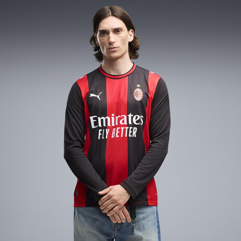 Tricou bărbați mâneci lungi croială regulară Ac Milan 26/27 PUMA