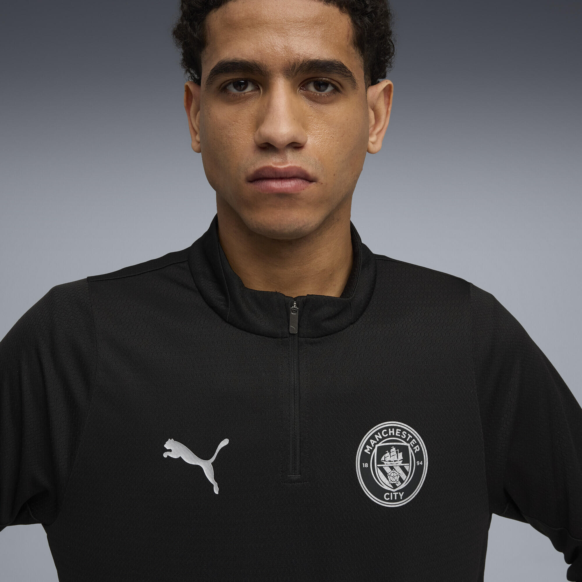 Haut d'entraînement à col zippé Manchester City Homme PUMA 3/7