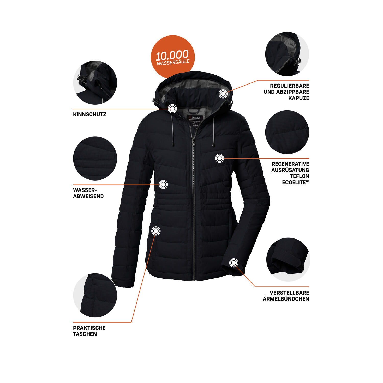 Damen Steppjacke KOW 10 WMN QLTD JCKT 5/7