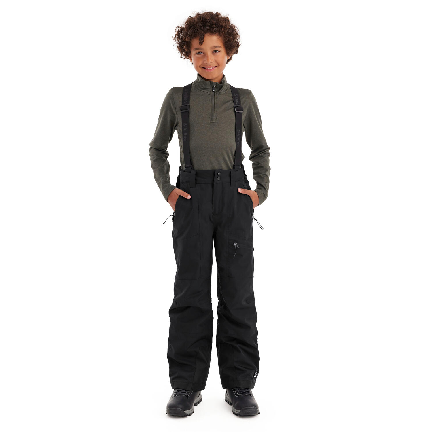 Jungen, Kinder Skihose Latzhose 3/11