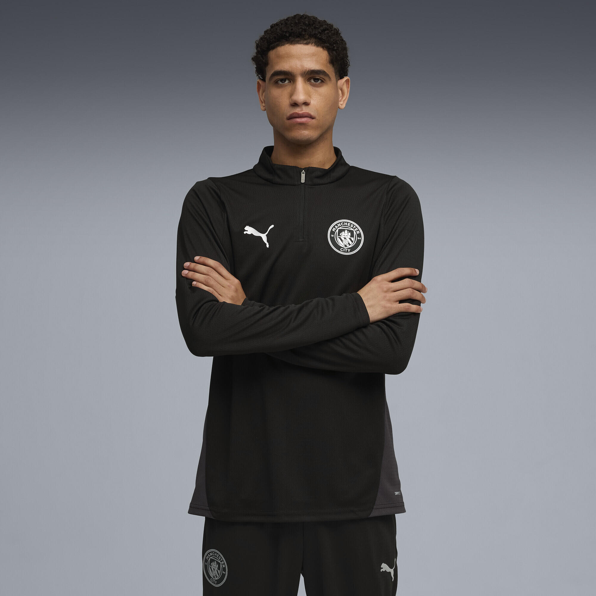 Haut d'entraînement à col zippé Manchester City Homme PUMA 2/7